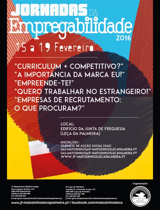 Cartaz Jornadas da Empregabilidade