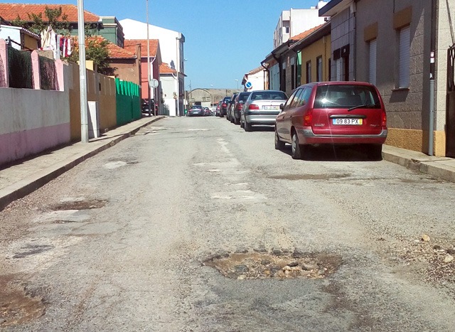 Rua Óscar da Silva, em Leça da Palmeira