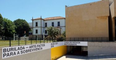 Entrada da Casa do Design em Matosinhos