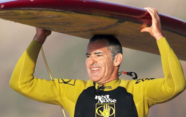 Garrett McNamara dá aulas de surf em Matosinhos