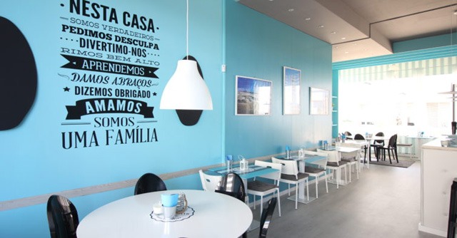 Interior Hamburgueria da Praia