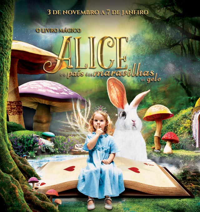 O Livro Mágico, Alice e o País das Maravilhas - Animação de Natal - Mar Shopping