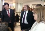Cerimónia de assinatura de um protocolo para a construção de novo acesso pedonal ao Hospital Pedro Hispano.