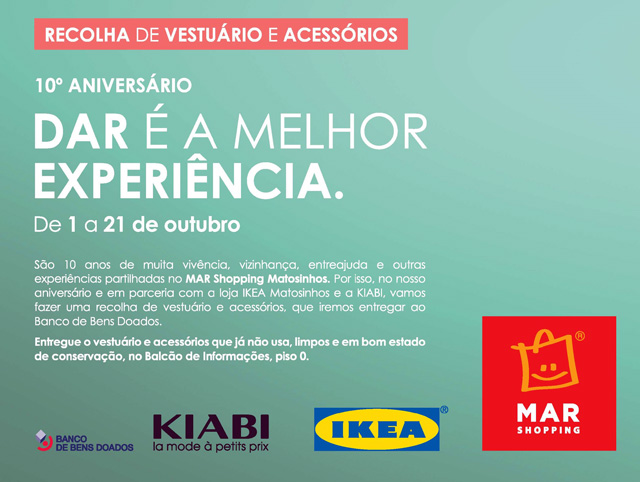 Cartaz Recolha de Roupa