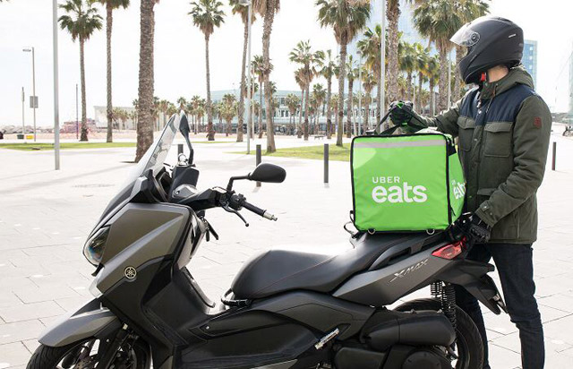 Uber eats faro trabalhar