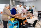 cozinha terapêutica que apoia doentes de Alzheimer