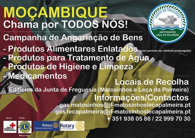 Ajuda humanitária Moçambique