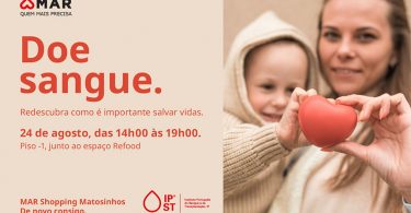 Dádivas de sangue no Mar Shopping Matosinhos