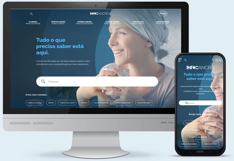 Aspecto site InfoCancro