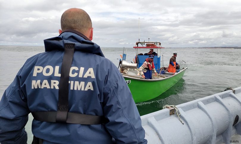 Polícia Marítima apreende duas artes de pesca em Matosinhos