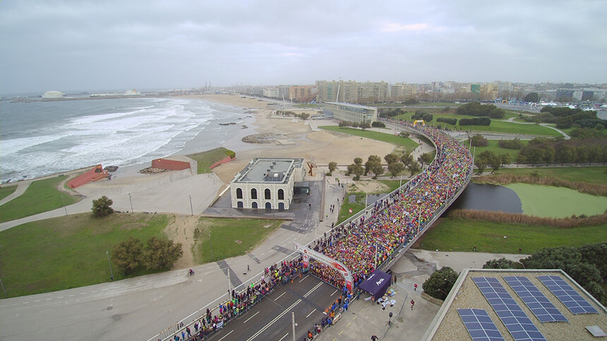 EDP Maratona Porto - Vista Aérea