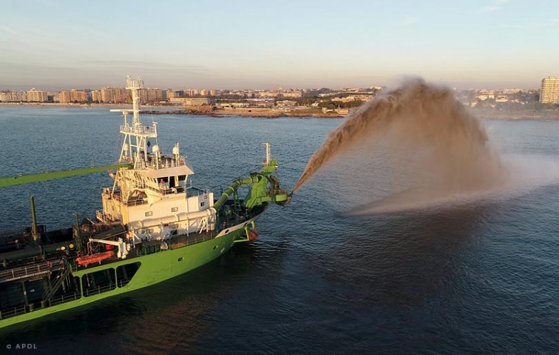 dragagens do Porto de Leixões