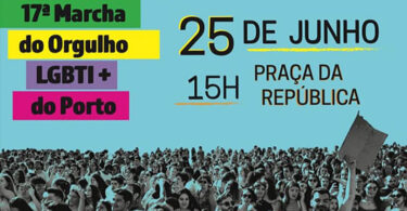 Cartaz 17ª Marcha LGBTIQ+ do Porto