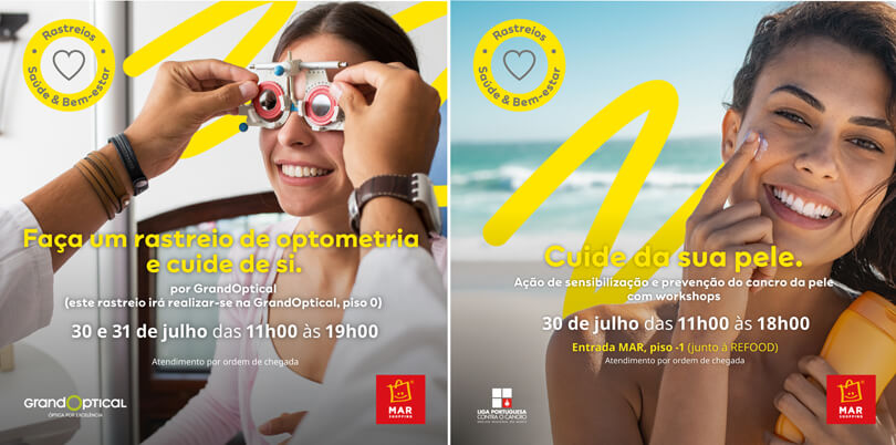 Rastreios (gratuitos) MAR Shopping