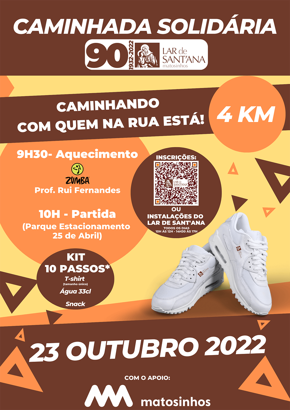 Cartaz Caminhada Solidária