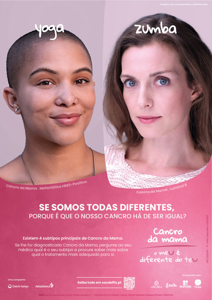 Cartaz - Cancro da mama: o meu é diferente do teu!