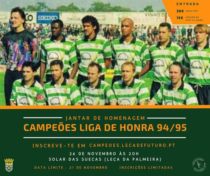Jantar de Homenagem aos Campeões da Liga de Honra 94/95
