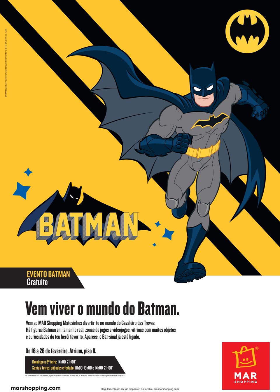 Cartaz Cidade do Batman - Mar Shopping