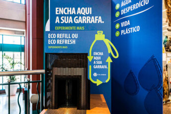 Norte Shopping oferece água filtrada para reduzir uso de plástico