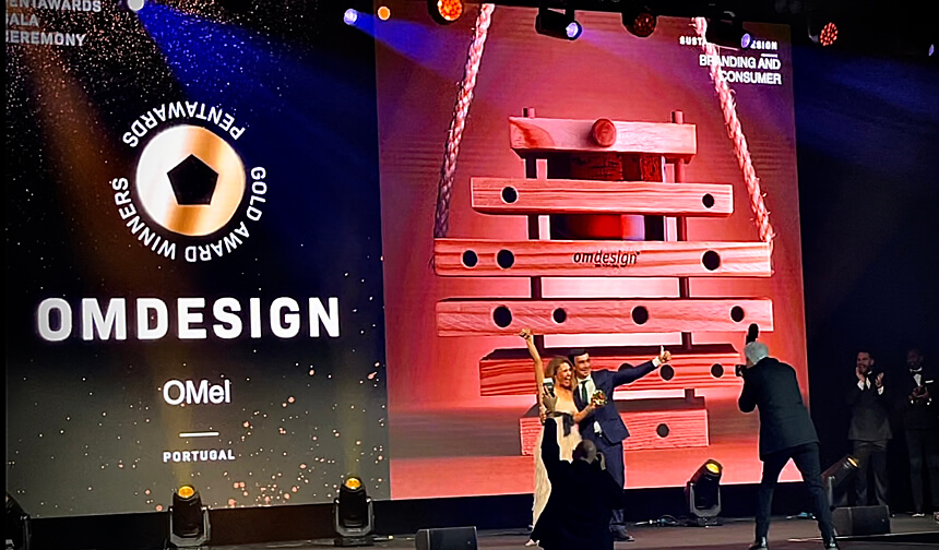 Gala Pentawards 2023 - Design Sustentável dá Ouro à Omdesign
