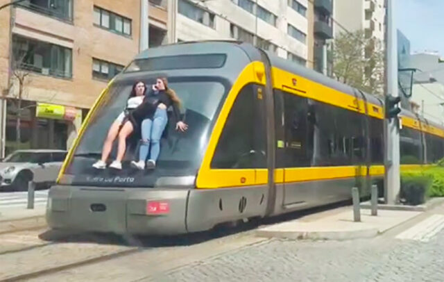 Divulgado mais um caso de “Trainsurfing” no Metro do Porto