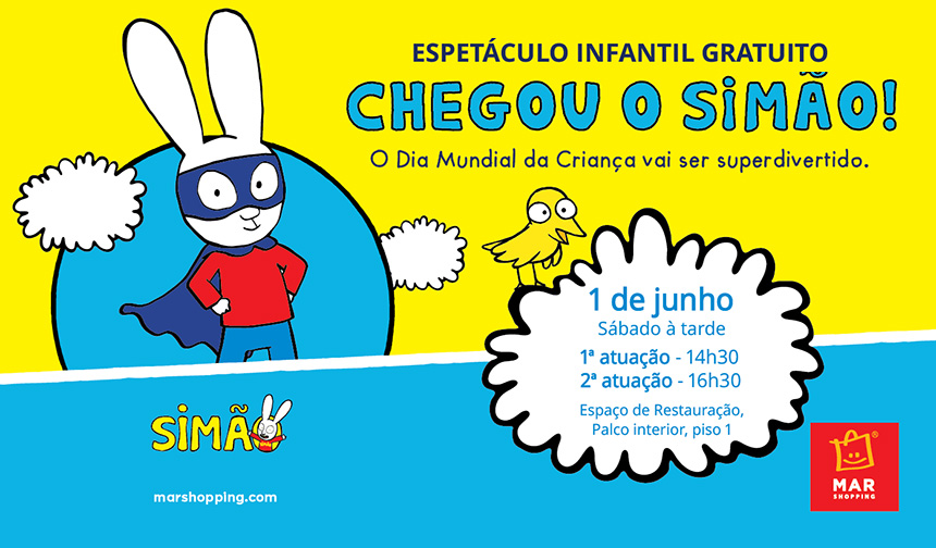 Simão Supercoelho no Dia da Criança do Mar Shopping Matosinhos