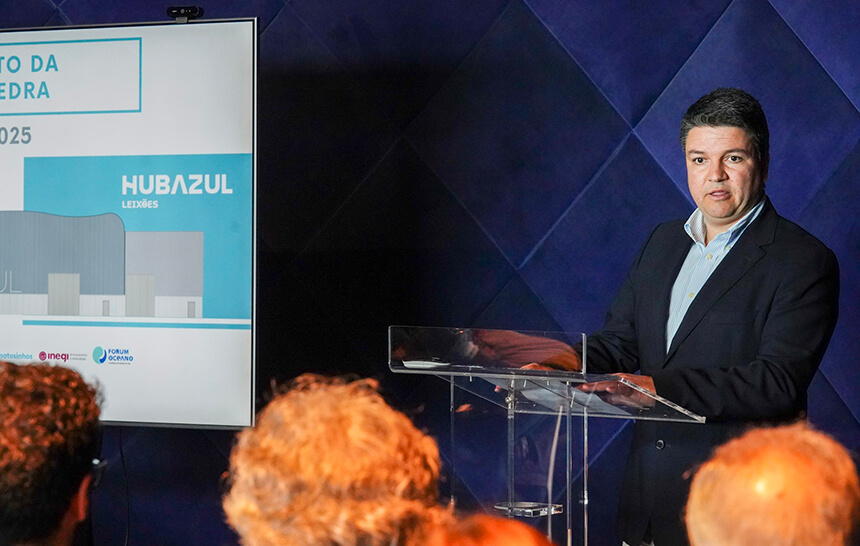 Lançamento da primeira pedra da Bacia Oceânica do Hub Azul de Leixões