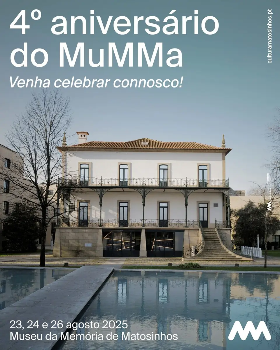 Cartaz 4.º Aniversário do MuMMa – Museu da Memória de Matosinhos