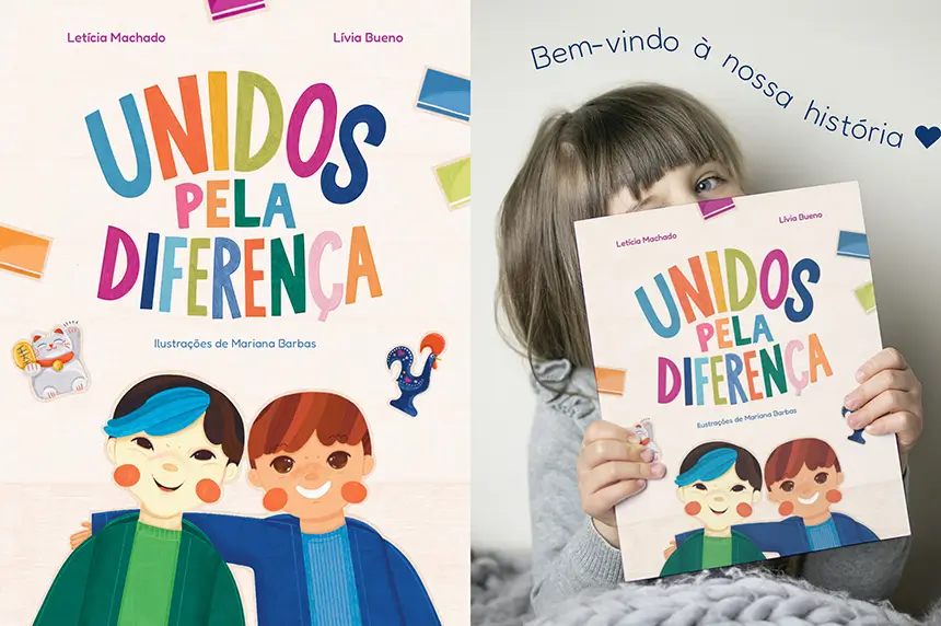 Unidos Pela Diferença - livro infantil que combate a xenofobia