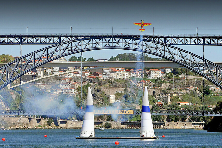 Acrobacias aéreas Porto
