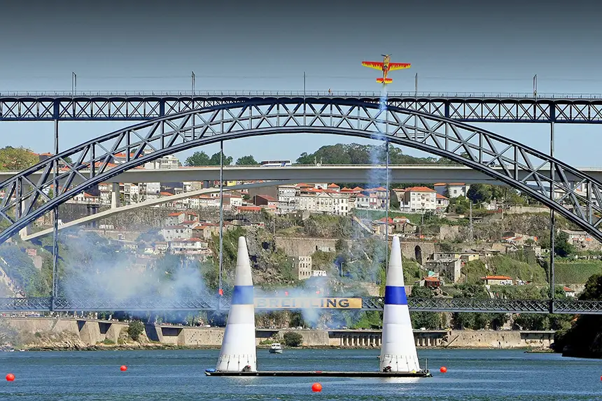 Acrobacias aéreas Porto