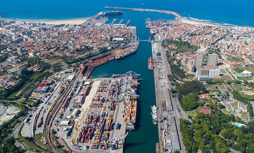 Porto de Leixões - vista aérea