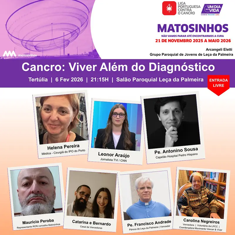 Oradores Tertúlia - Cancro: Viver para Além do Diagnóstico