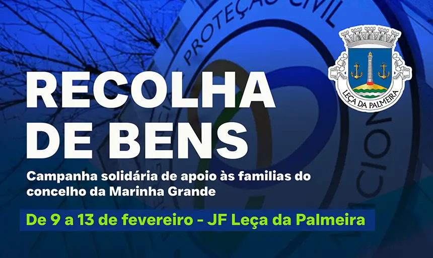 Leça da Palmeira mobiliza-se para apoiar famílias da Marinha Grande
