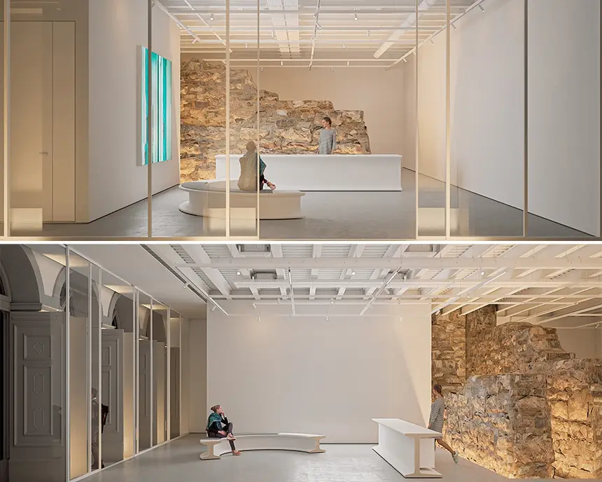 Receção do muzeu de arte contemporânea - Braga