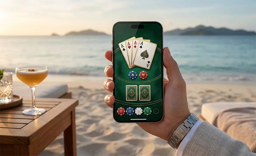 Poker na praia