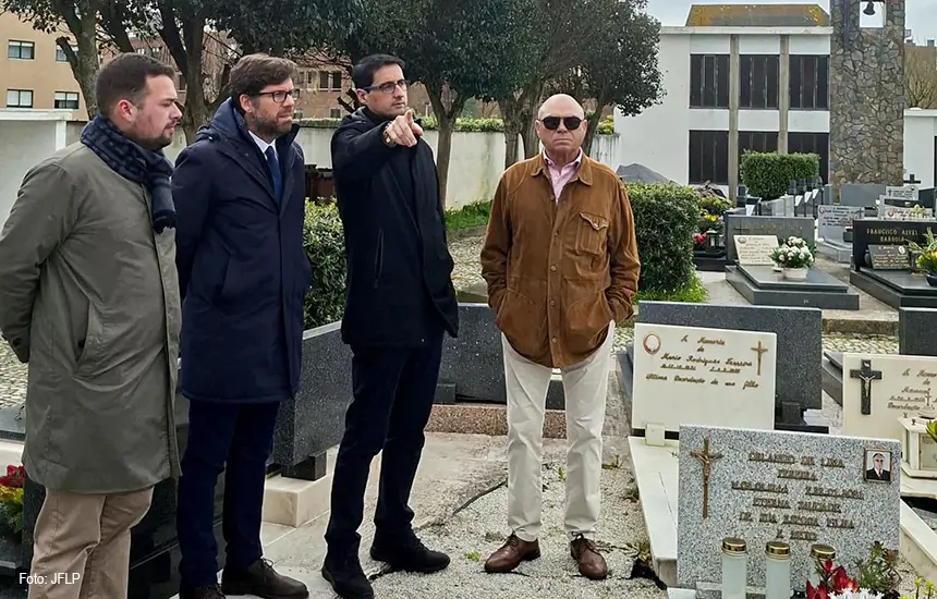 Junta de Freguesia avalia estado do Cemitério nº2 de Leça da Palmeira