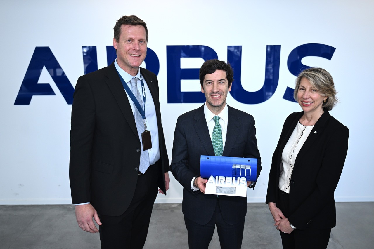 Kevin Giraud, Airbus Atlantic Portugal, João Rui Ferreira, SE Economia, Nathalie Hellard-Lambic, Airbus Portugal