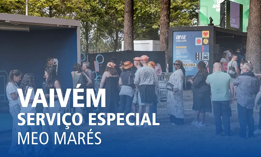 Vaivém gratuito Via Verde - MEO Marés